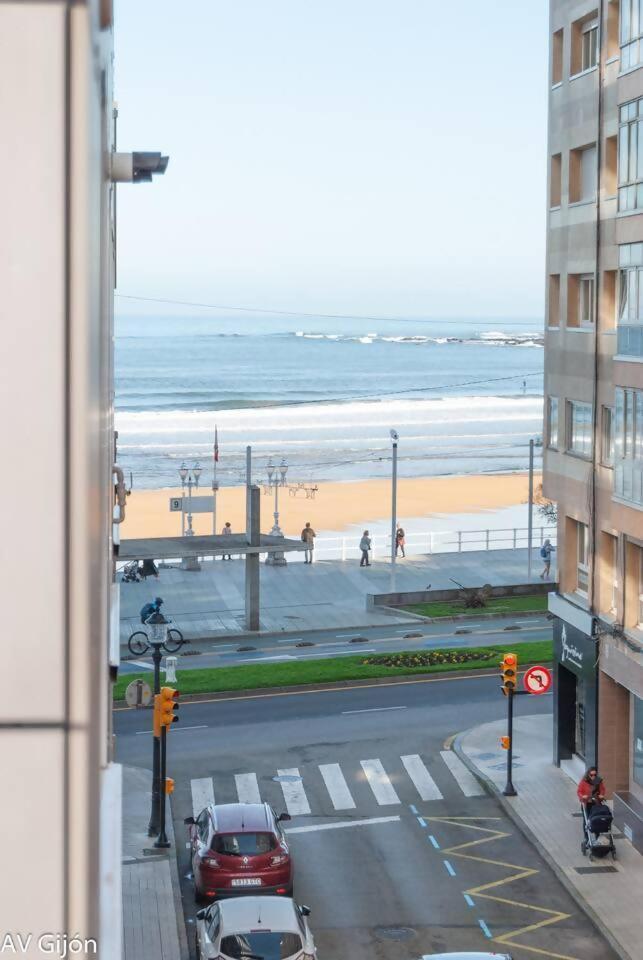 Apartamento La Playa 17 Gijón Exterior foto